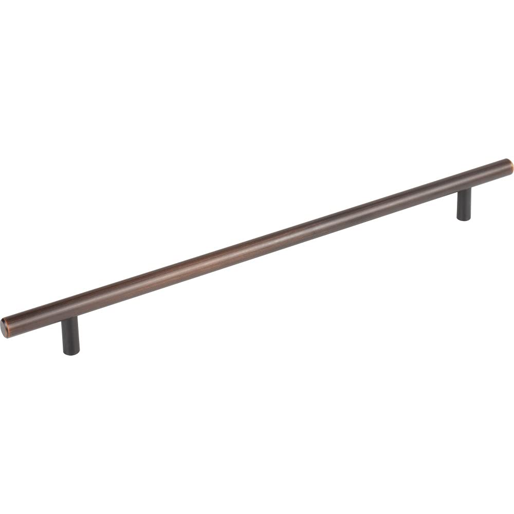 Dark Brushed Bronze Naples Cabinet Bar Pull - 288mm Center-to-Center - Modern Kitchen & Bathroom Hardware - Perfect for Cabinets, Drawers & Furniture Upgrade