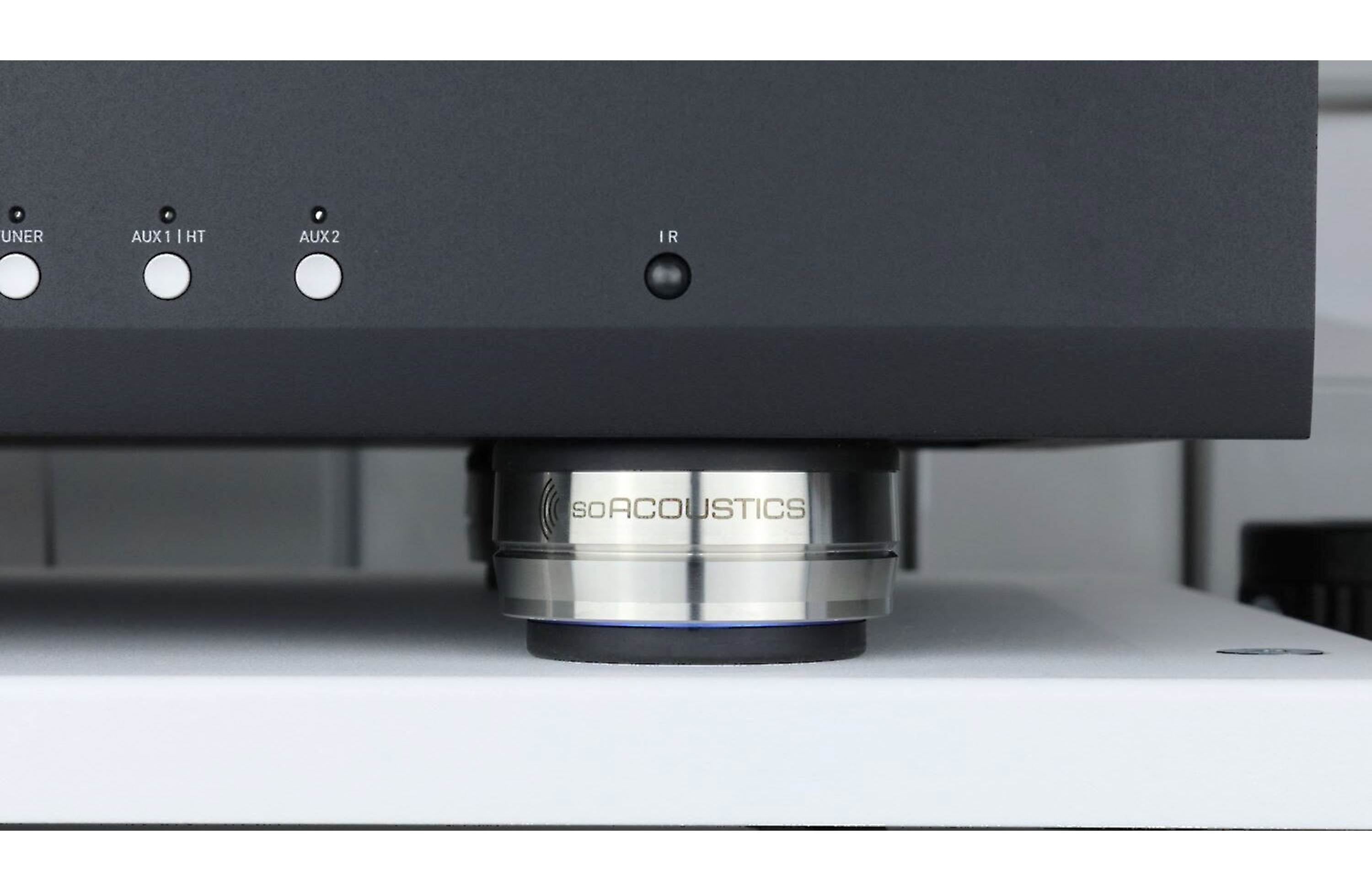 Isoacoustics Orea Indigo Single Vibration Isolator for Speakers, Turntables & Audio Equipment - Reduce Resonance & Improve Sound Quality - Perfect for Home Studios & Hi-Fi Systems
