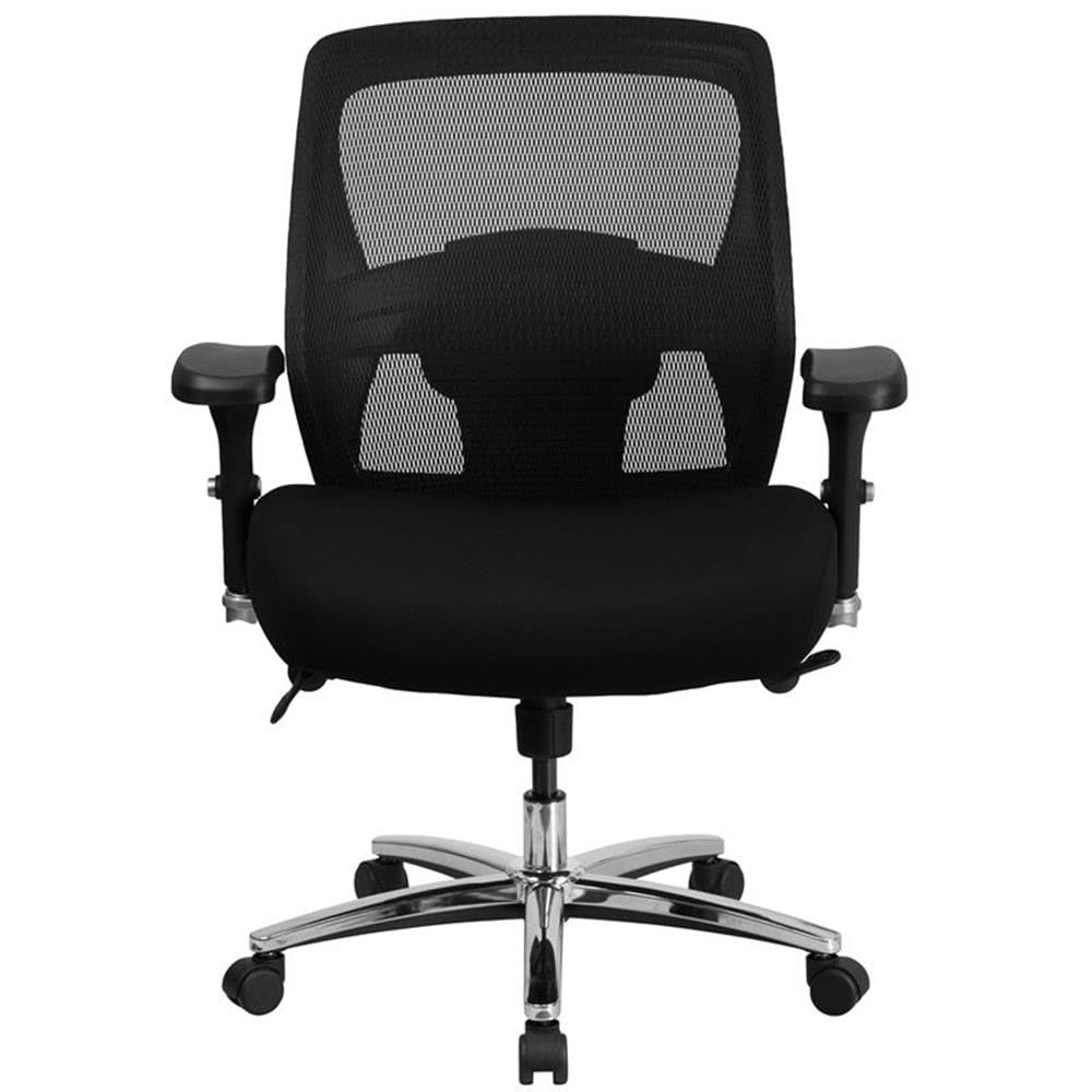 UrbanPro Contemporary Big and Tall Swivel Office Chair - Black Ergonomic Executive Chair for Heavy Duty Use - Perfect for Home Office, Gaming & Workspace Comfort