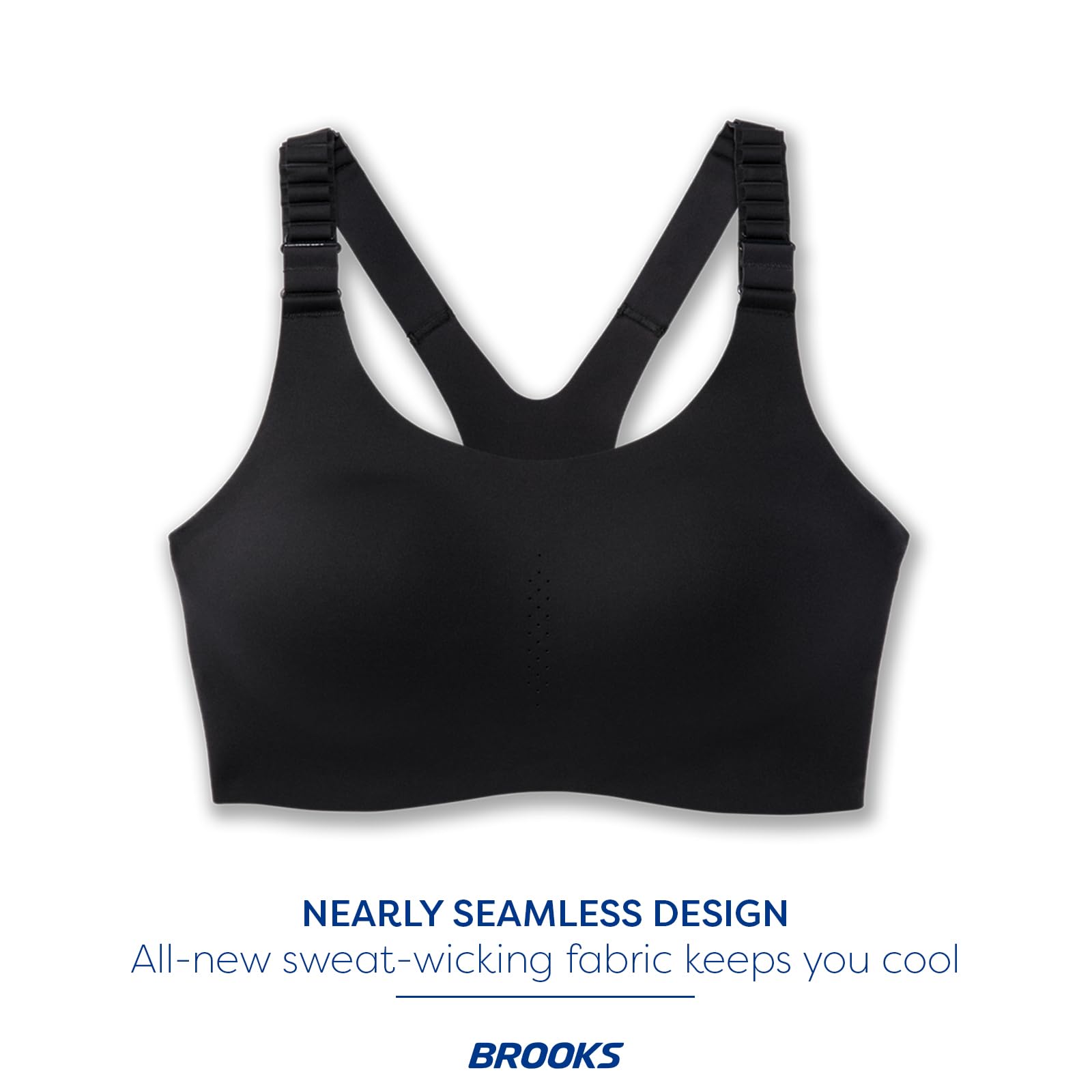 Brooks Women's Racerback 2.0 High Impact Sports Bra - Maximum Support for Running, Workouts & Active Sports | Perfect for Gym, CrossFit & Marathon Training