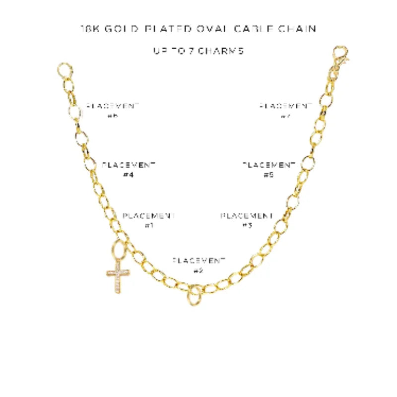 Elegant Charm Bracelet with Assorted Charms - Perfect for Gifts, Parties & Everyday Wear | $22.00