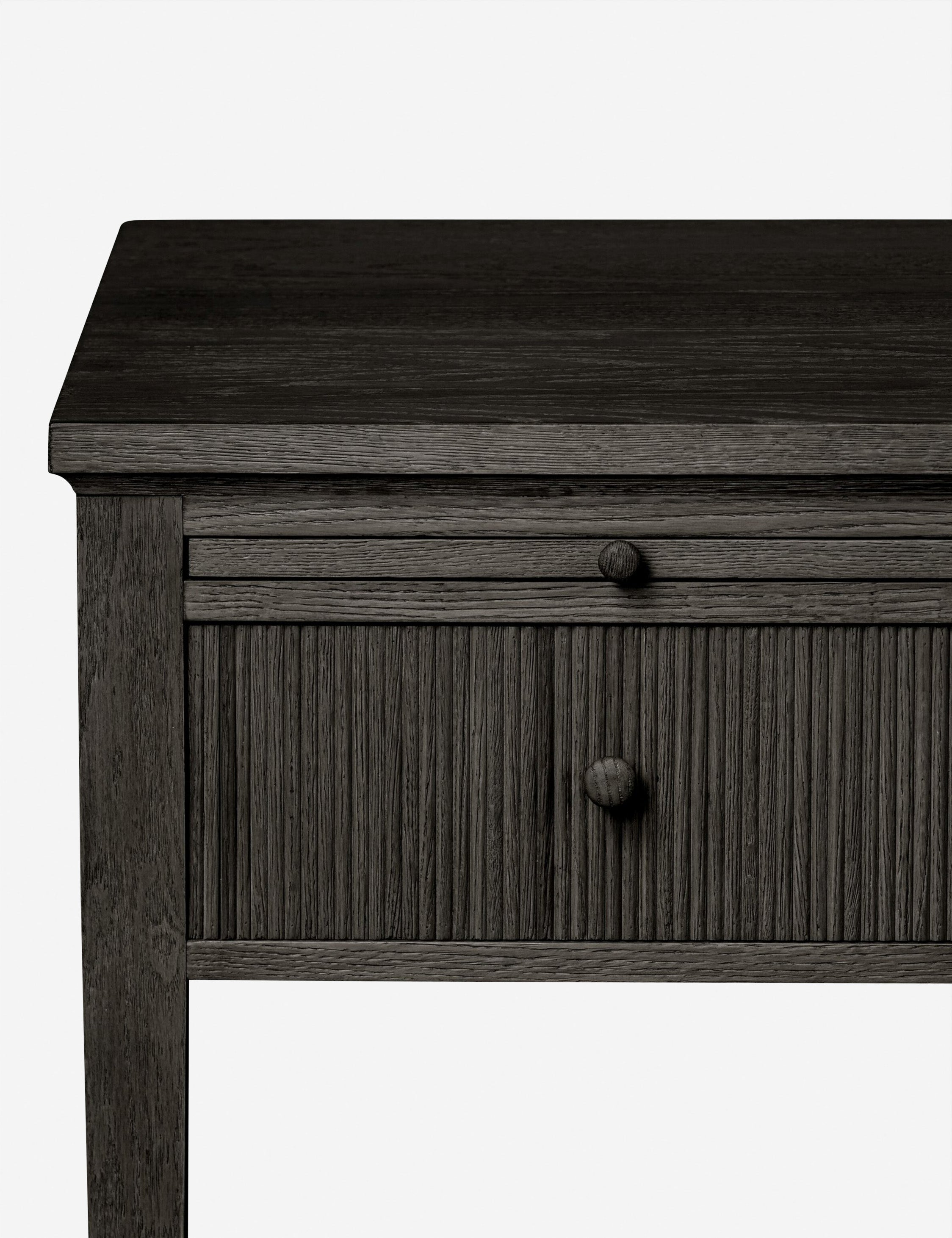 Amber Lewis x Four Hands Bush Desk - Modern Wooden Writing Desk for Home Office, Study & Workspace - Perfect for Remote Work & Small Spaces