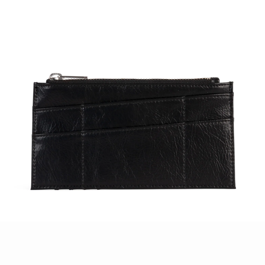 Matt & Nat Nolly Vegan Leather Wallet in Black - Stylish & Durable for Everyday Use, Travel, and Business