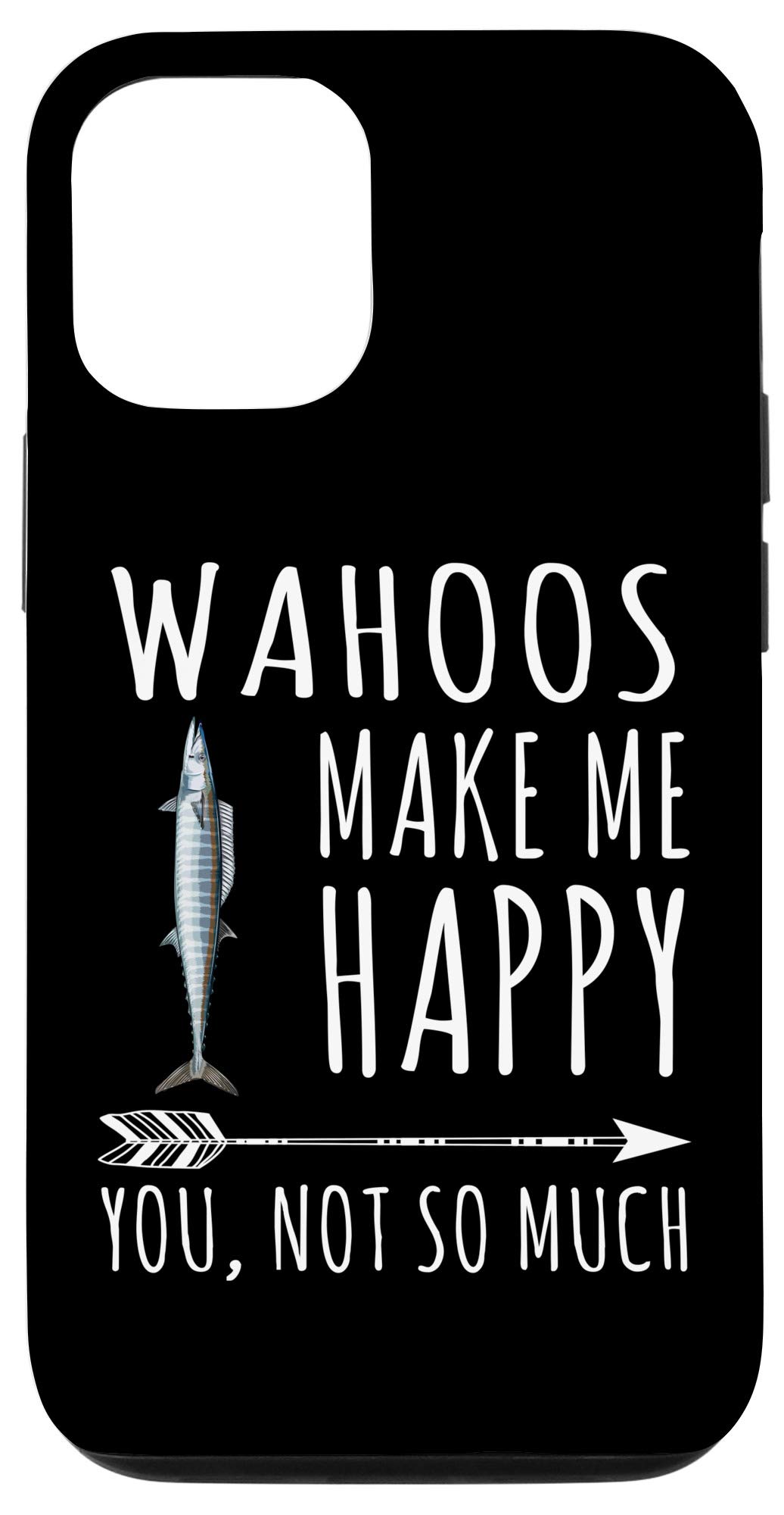 iPhone 12/12 Pro Wahoo Fish Lover Protective Phone Case - Durable Cover for Outdoor Fishing & Water Activities