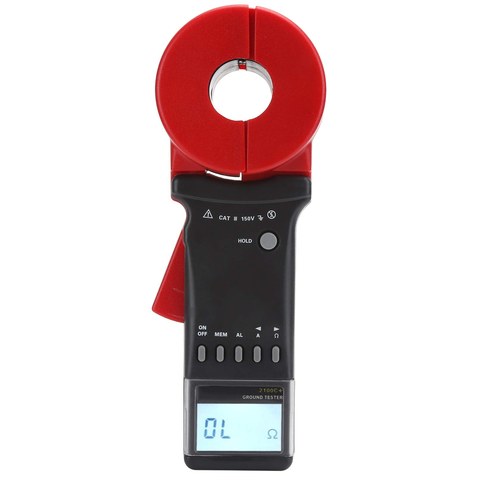 Professional Clamp Ammeter & Earth Resistance Tester - 0mA-20A Multifunctional Electrical Measurement Tool for Home, Industrial & HVAC Use