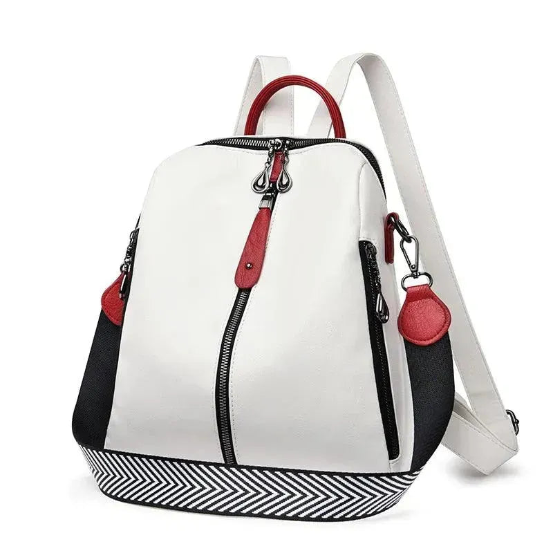 Premium Soft Leather Women's Backpack - Fashionable & Durable Designer Handbag for Work, Travel & Daily Use