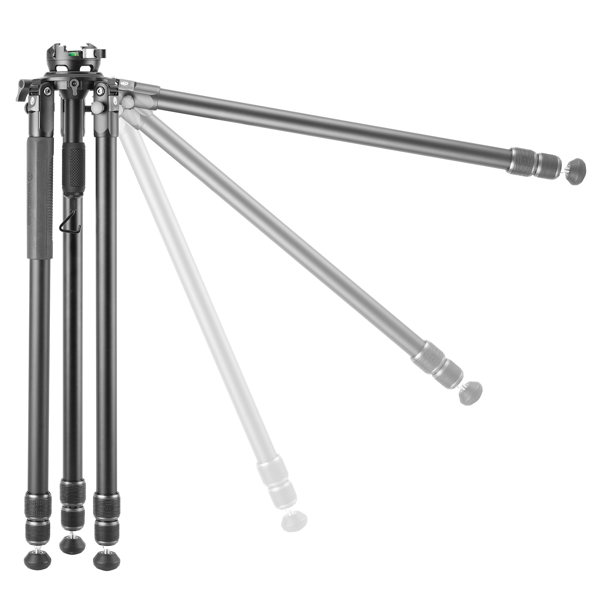 Endeavor RL 303APR Aluminum Shooting Tripod with Arca/Pic Rail Platform - Stable Support for Hunting, Photography & Outdoor Adventures