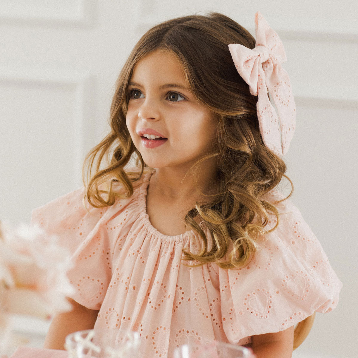 Maia Dress Blush - Elegant Floral Summer Dress for Women | Perfect for Weddings, Parties & Casual Outings