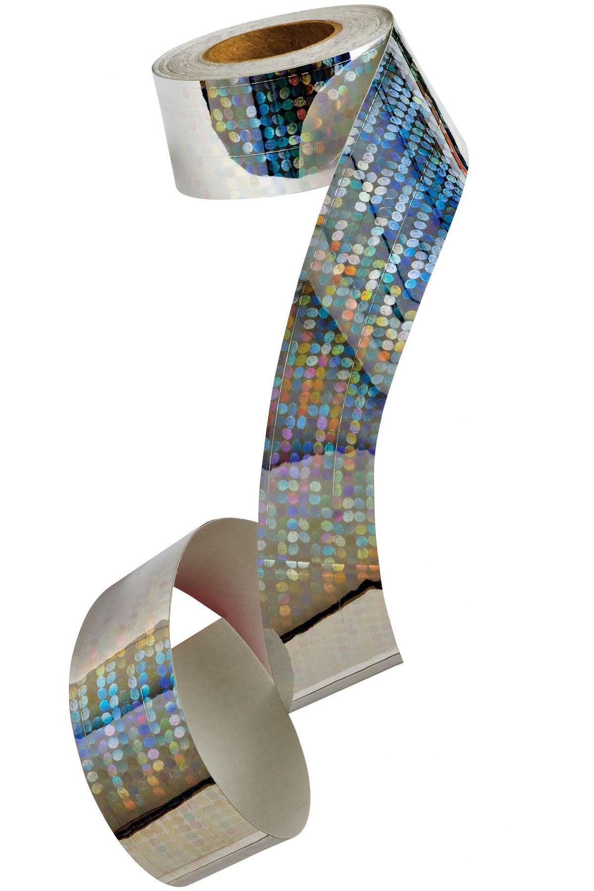 Sparkling Sequin & Cracked Ice Tape - Self-Adhesive Decorative Tape for DIY Crafts, Scrapbooking, Gift Wrapping & Party Decorations