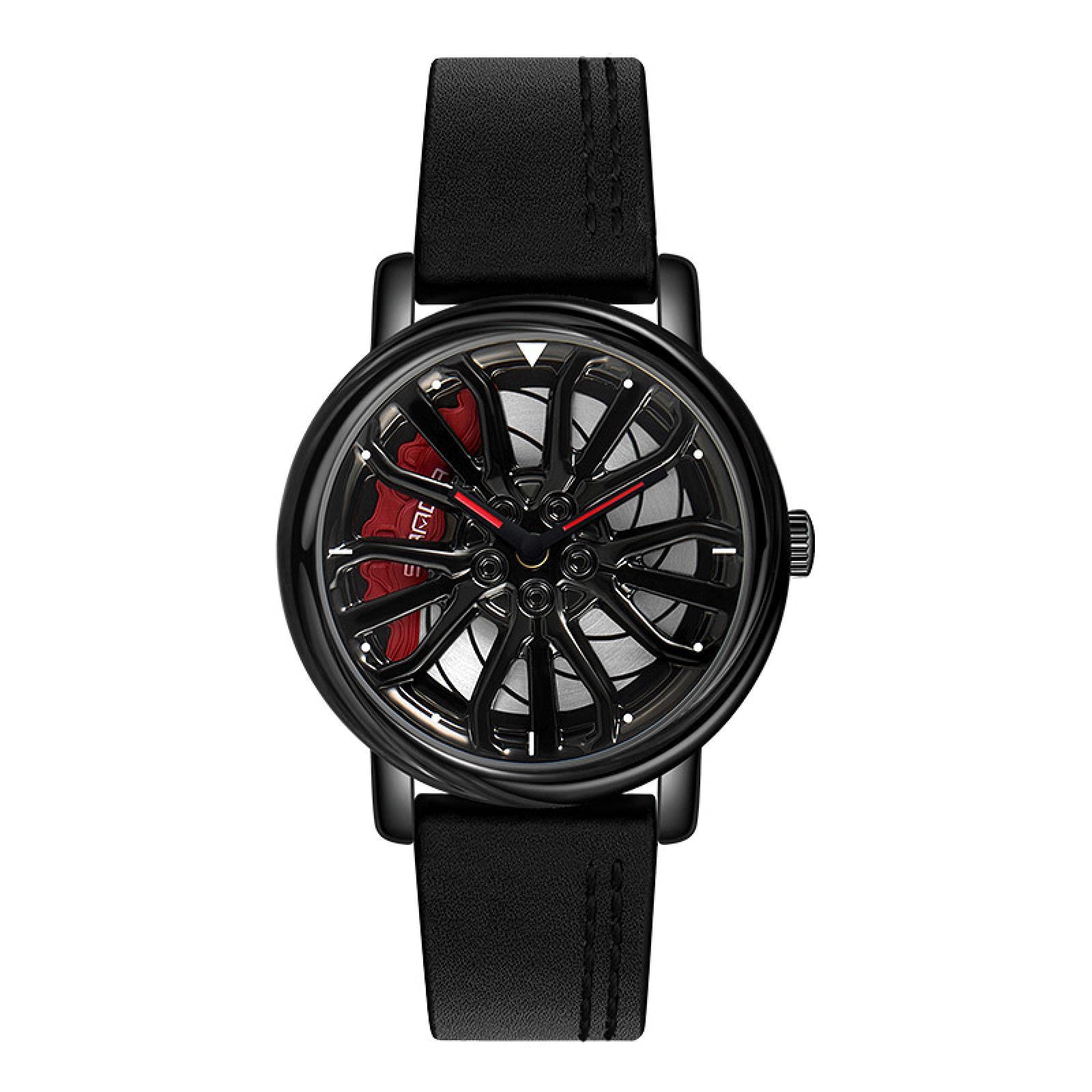 Trendy Hollow Quartz Watch with Genuine Leather Strap - Stylish Minimalist Design for Women & Men - Perfect for Office, Date Night, and Everyday Wear