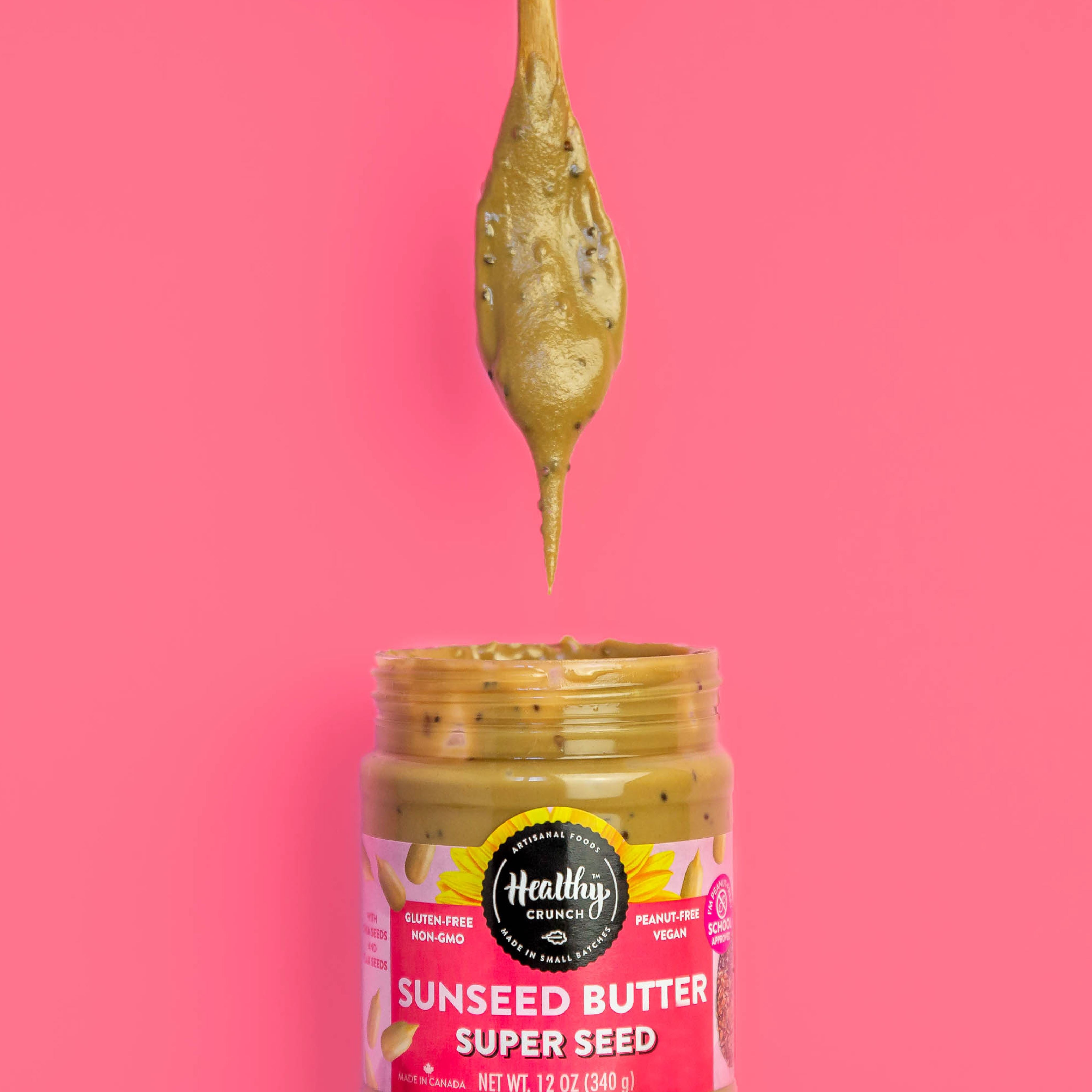 Organic Super Seed Butter - Nutrient-Rich, Vegan & Gluten-Free Spread for Toast, Smoothies & Baking | Healthy Snack Alternative