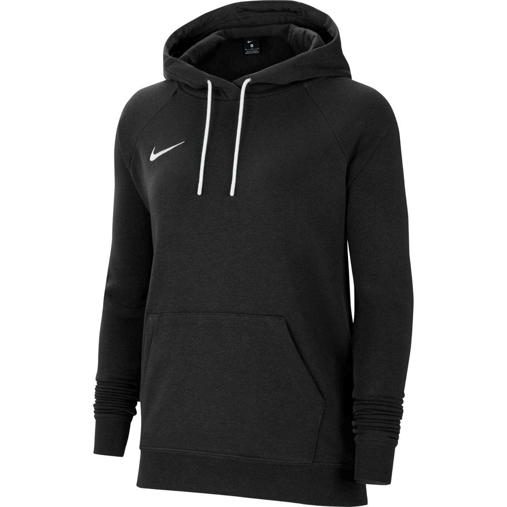 Nike Women's Park 20 Hoodie - Black | Lightweight Fleece Pullover with Kangaroo Pocket | Perfect for Running, Gym & Casual Wear