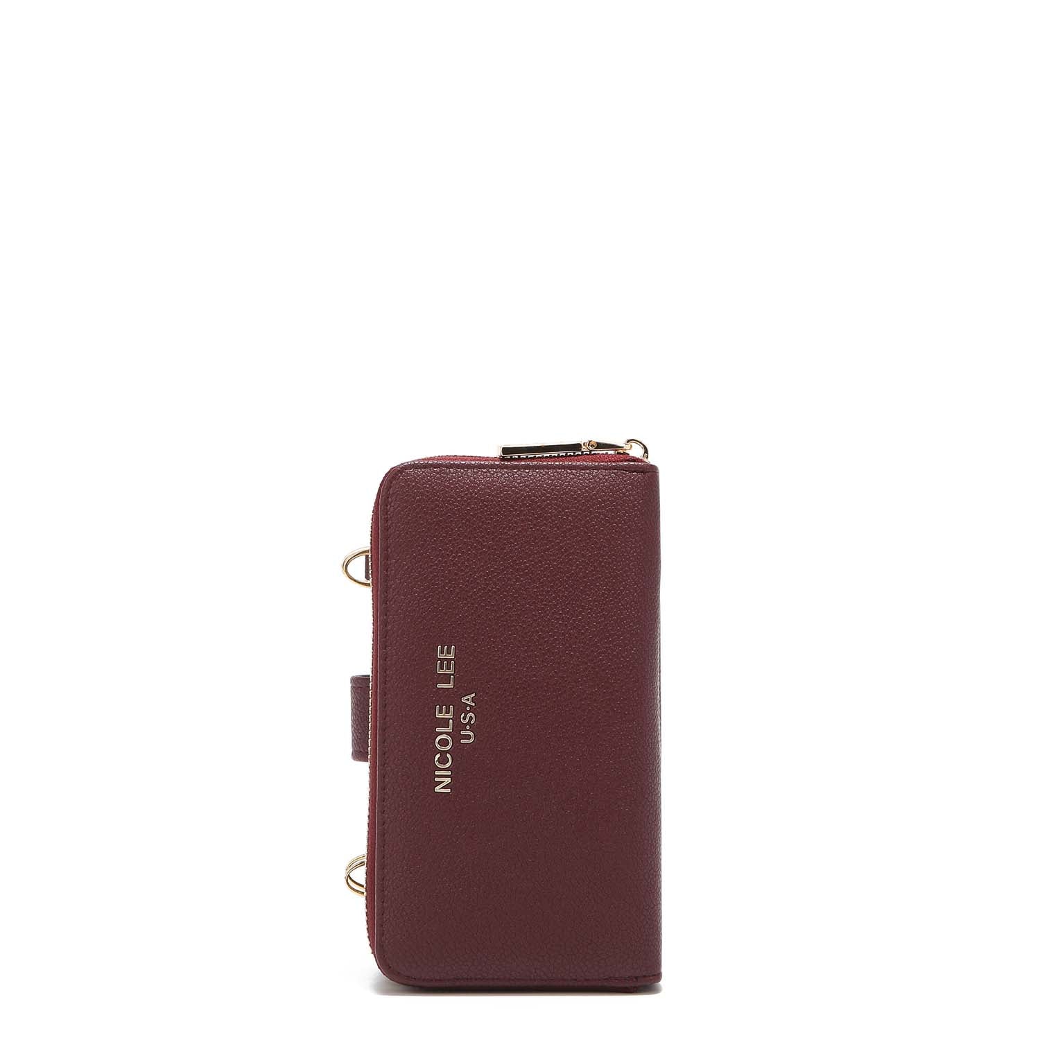 2-Piece Solid Phone Case with Crossbody Wallet - Stylish & Secure for iPhone & Samsung - Perfect for Travel, Shopping & Everyday Use