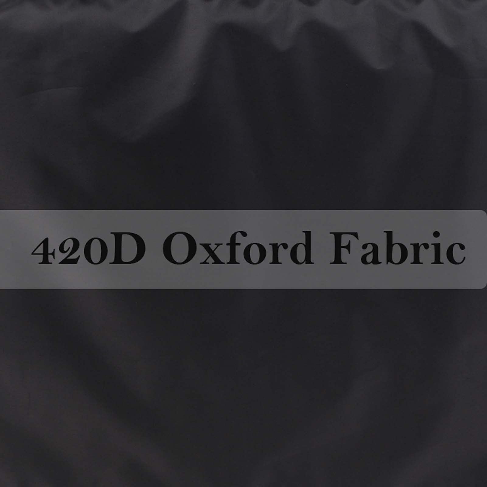 53x31 Inch Heavy Duty Waterproof Round Patio Furniture Cover - 420D UV Resistant Fabric for Outdoor Dining Table & Chairs Set - Perfect for Backyard, Garden, and Poolside Protection