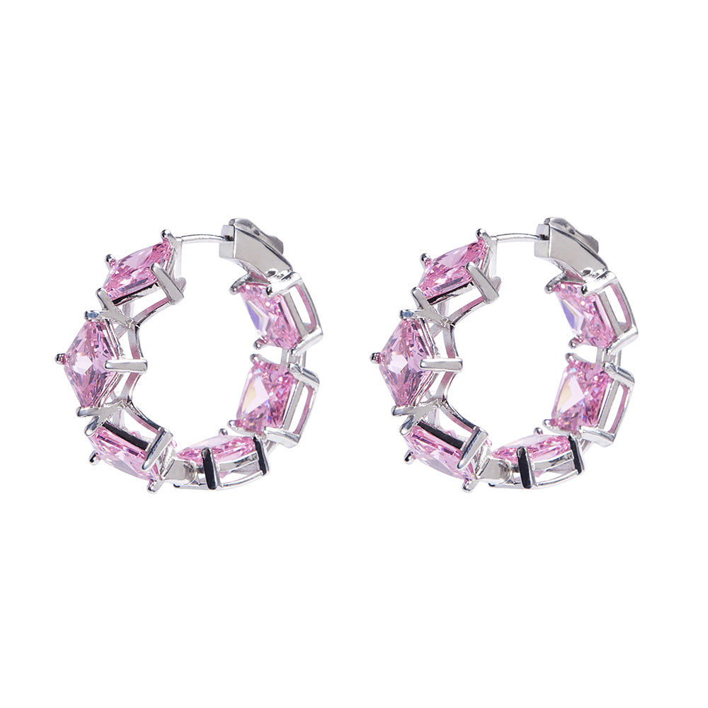 Cherry Hoop Earrings for Women - Dainty Gold Hoop Earrings, Hypoallergenic & Lightweight - Perfect for Everyday Wear, Office & Date Night