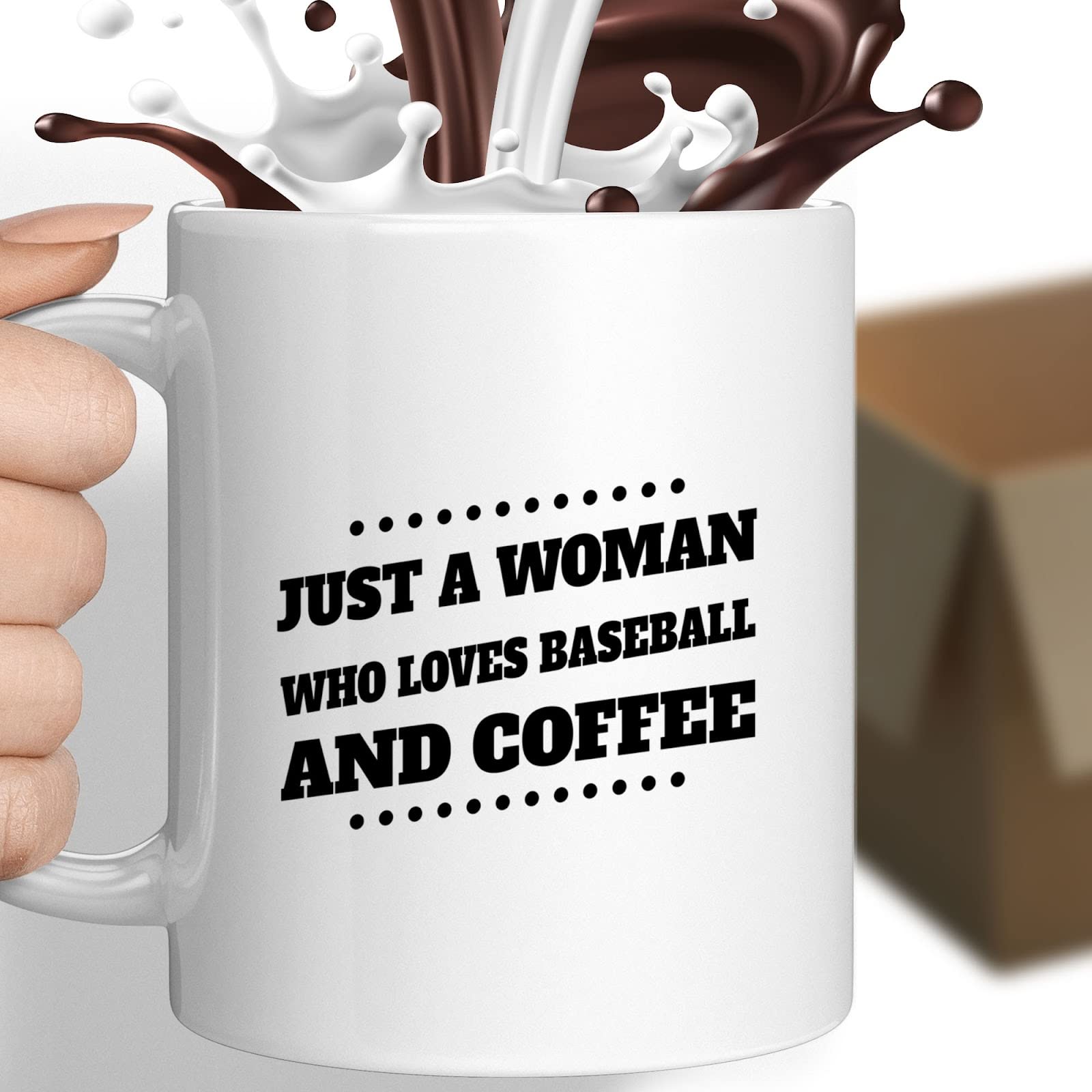 Funny Baseball Coffee Mug - Perfect Gift for Women Who Love Baseball & Coffee | Great for Office, Home, or Baseball Game Days