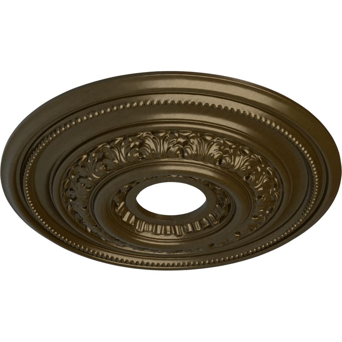 Ekena Millwork CM17OLBRS Orleans Ceiling Medallion - 17 5/8