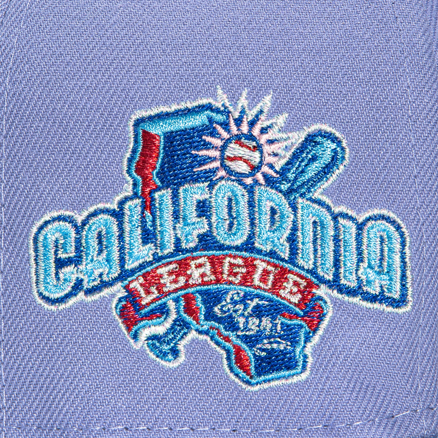 New Era 59Fifty Inland Empire 66ers California League Patch Military Hat - Lavender & Camo | Baseball Cap for Fans, Sports Enthusiasts & Outdoor Activities