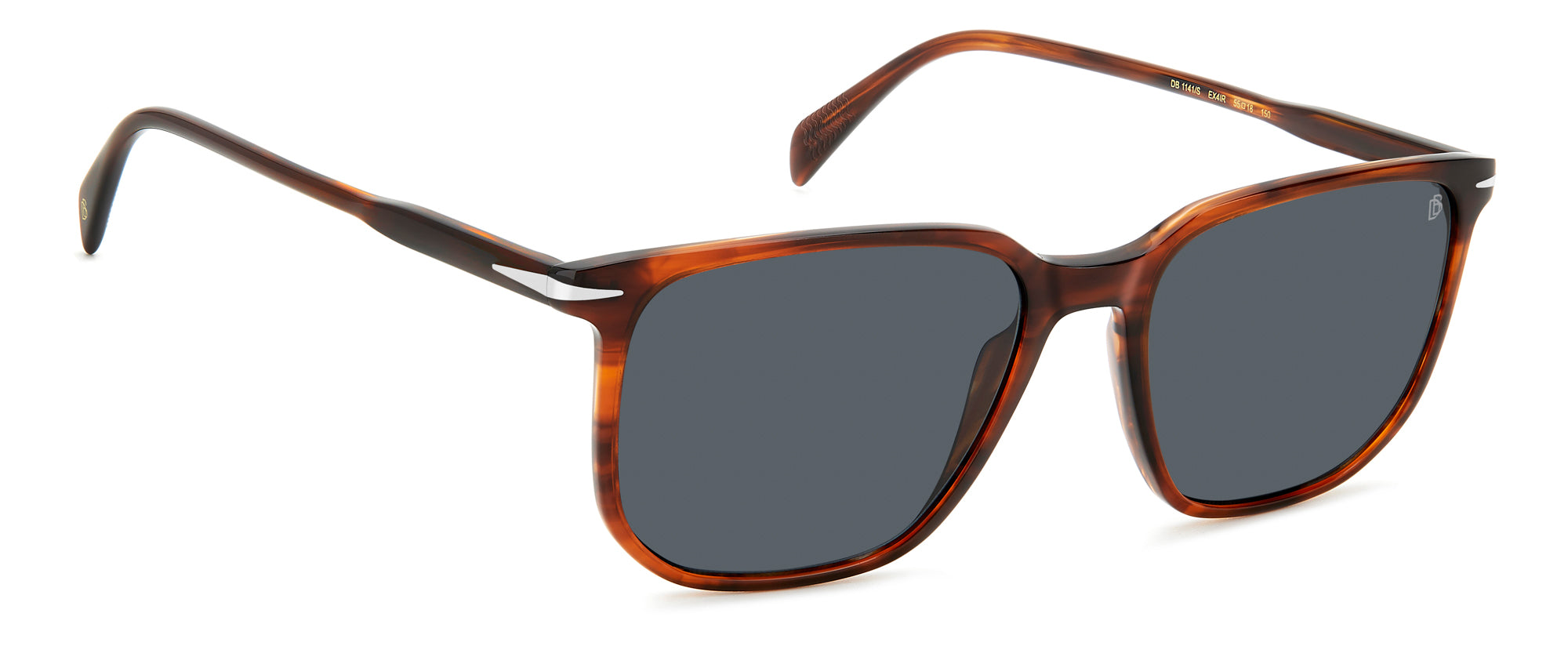 David Beckham DB1141/S Sunglasses - Polarized Aviator Style for Men & Women - Perfect for Driving, Travel & Outdoor Activities