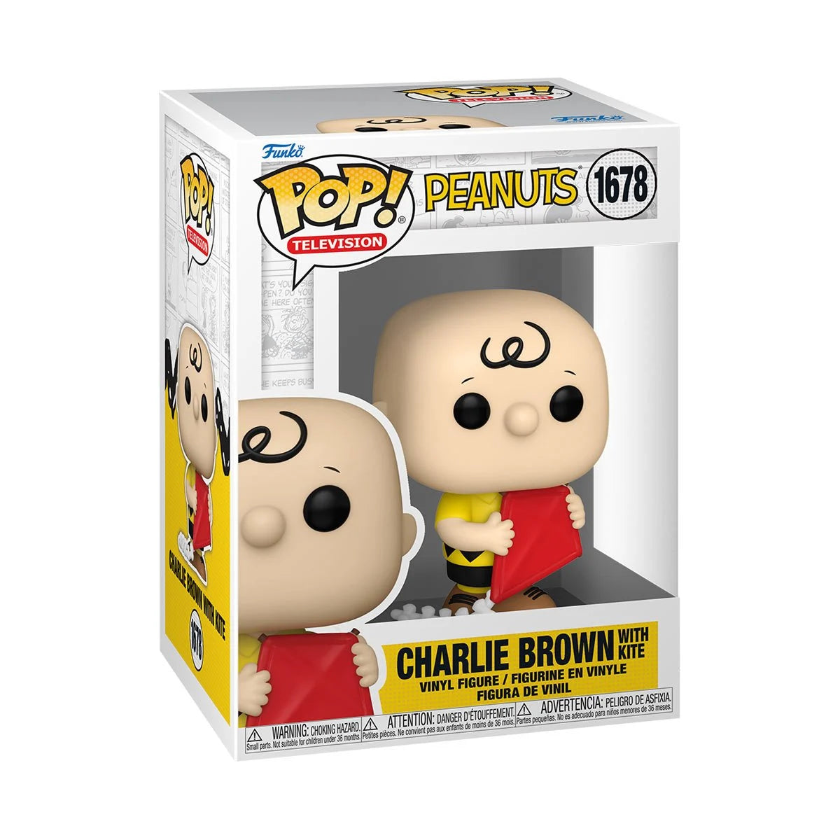 Peanuts Comic Strip - Charlie Brown Flying Kite Collectible Figure for Fans & Home Decor | Perfect for Office Desk, Bookshelf & Gifts