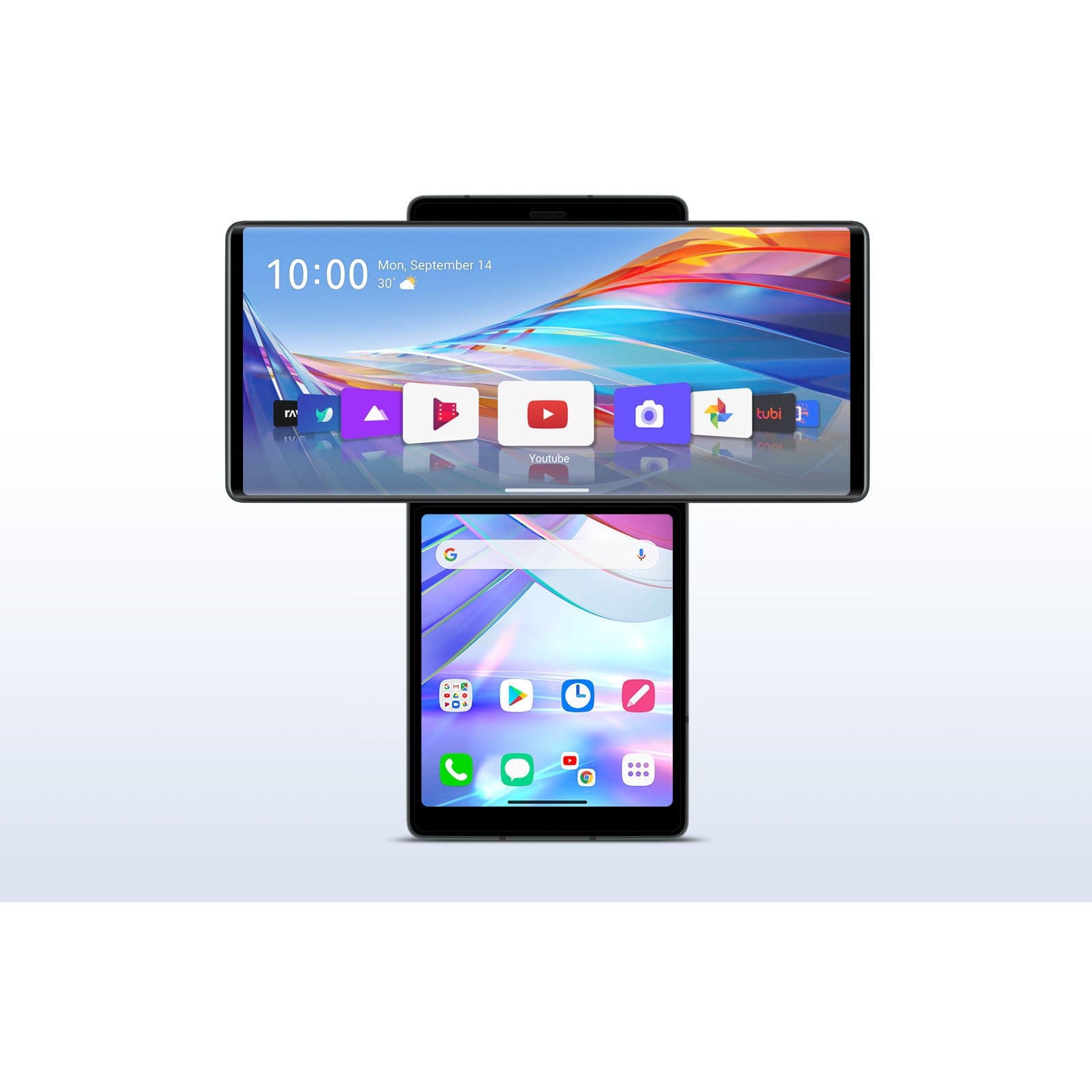 LG WING 5G Smartphone - 256GB Storage, Aurora Gray Color, Unlocked for T-Mobile & GSM/CDMA Networks - Perfect for Streaming, Gaming & Multitasking