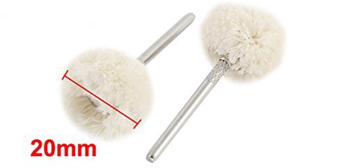 Premium Wool Felt Buffing & Polishing Wheel Set - 20 Pack Rotary Tool Accessories for Jewelry, Metal & Glass Polishing - Perfect for DIY Crafts, Metal Finishing & Glass Restoration Projects