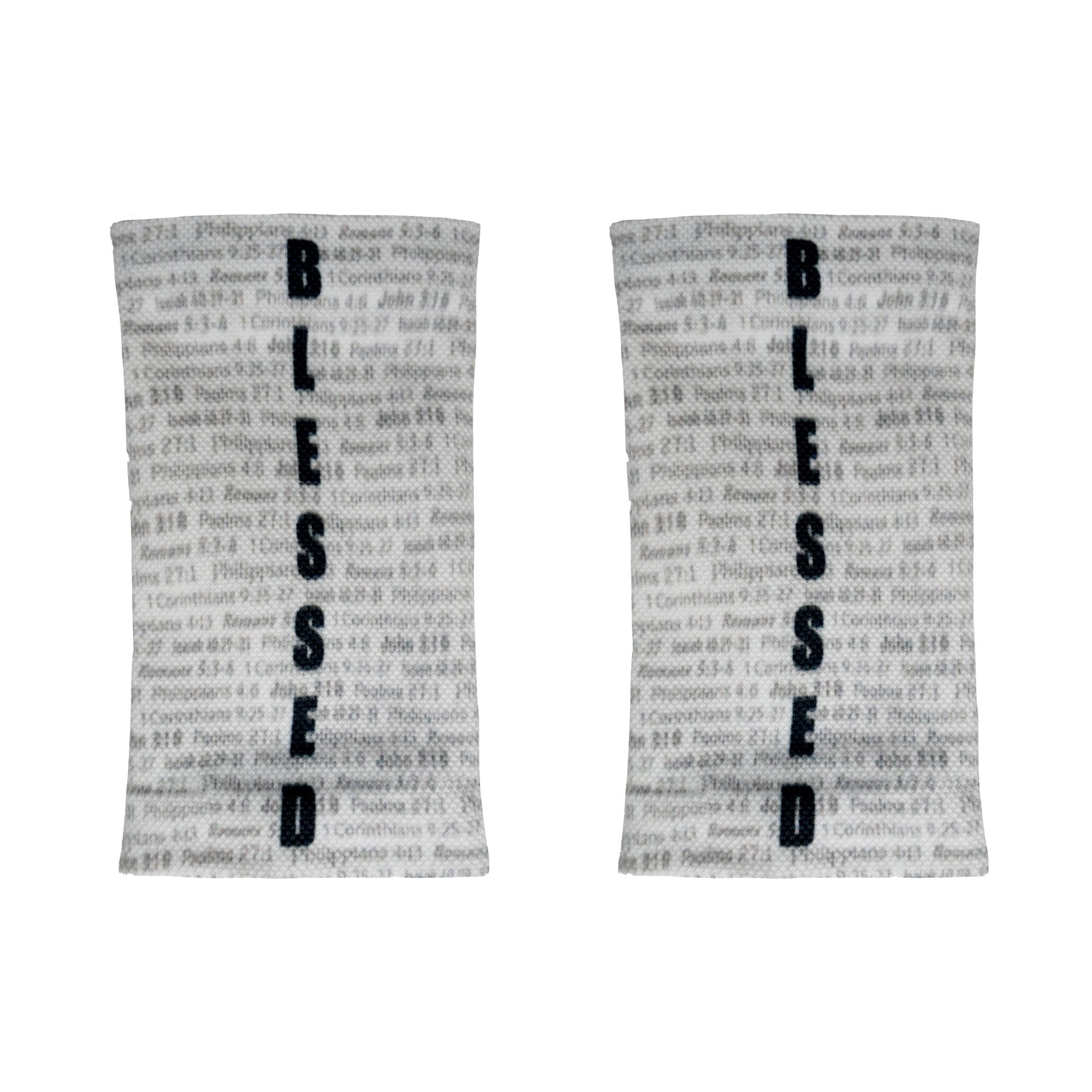 BLESSED White Wrist Support Sleeves - Comfortable Compression Brace for Carpal Tunnel, Arthritis & Tendonitis Relief - Perfect for Typing, Gaming & Sports