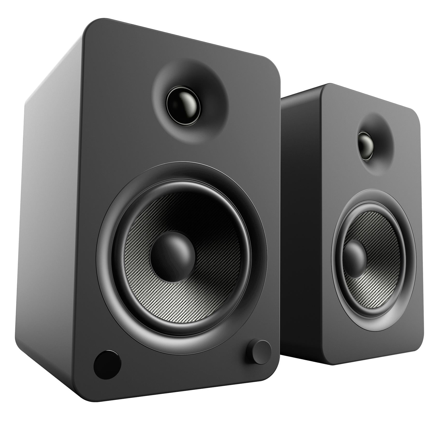 Kanto YU6 Powered Bluetooth Bookshelf Speakers with Phono Preamp - Premium Sound for Vinyl Records, Home Theater, Gaming & Music Streaming