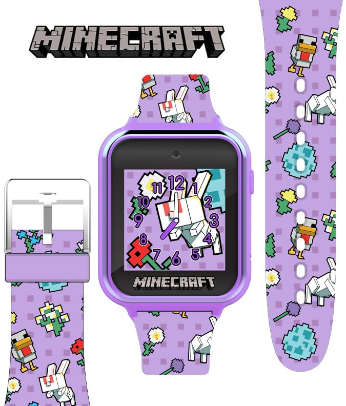 Minecraft Kids Smartwatch with Camera & Games - Fitness Tracker for Kids 5.5