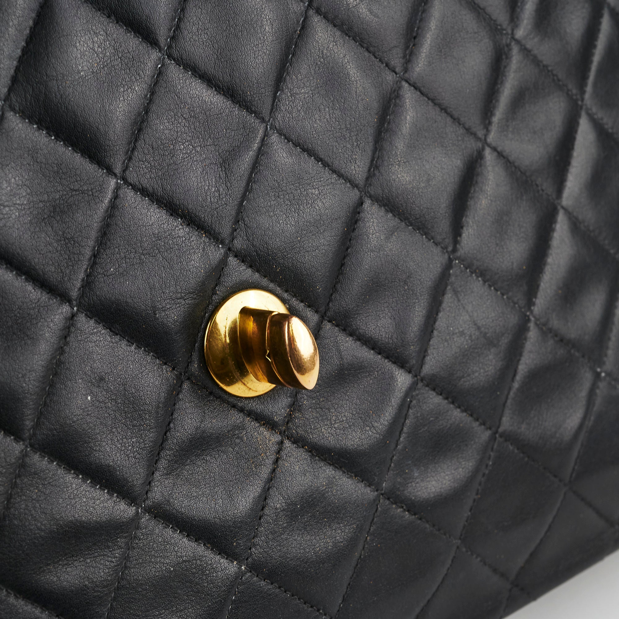 Vintage Chanel Maxi Jumbo Black Leather Flap Bag - Classic Luxury Handbag for Women, Perfect for Evening Parties, Date Nights & Special Occasions