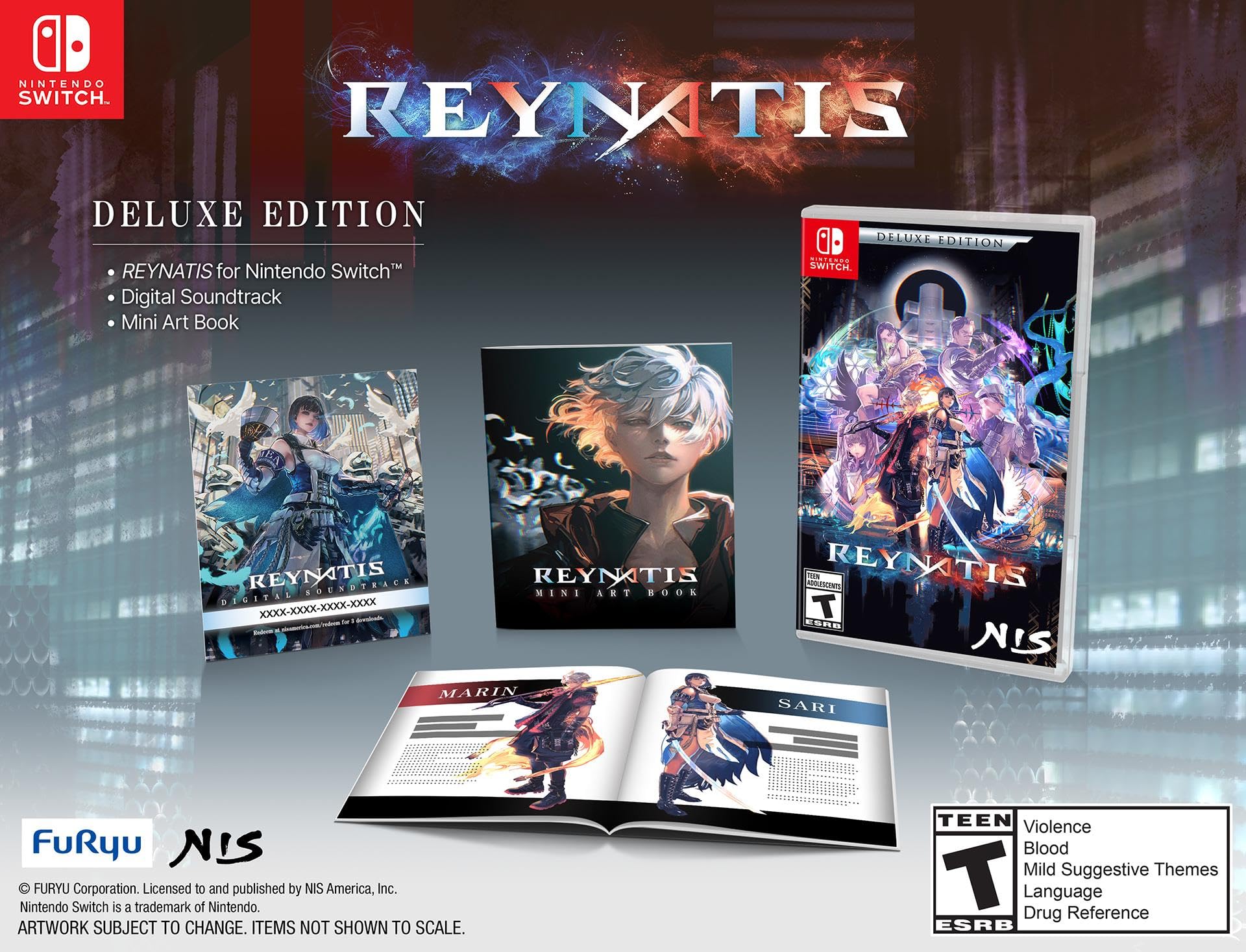 REYNATIS: Deluxe Edition for Nintendo Switch - Action RPG Game with Exclusive Content | Perfect for Home Gaming & Travel Entertainment