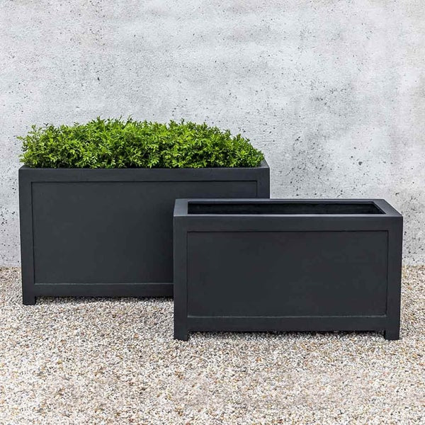 Large Oxford Rectangle Planter by Campania International - Perfect for Indoor & Outdoor Garden Decor