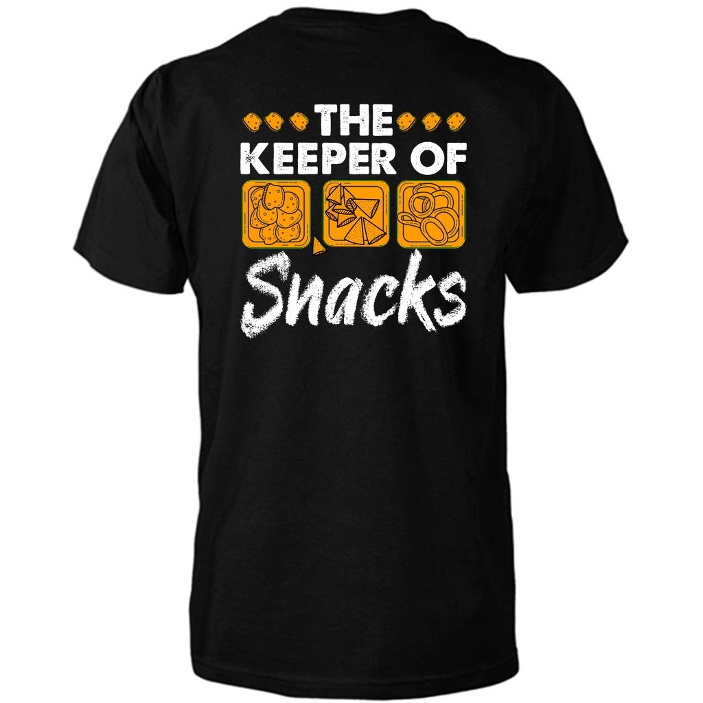 Funny Mom T-Shirt - The Keeper of Snacks - Cute Graphic Tee for Women - Perfect for Mother's Day, Birthday Gifts & Casual Wear