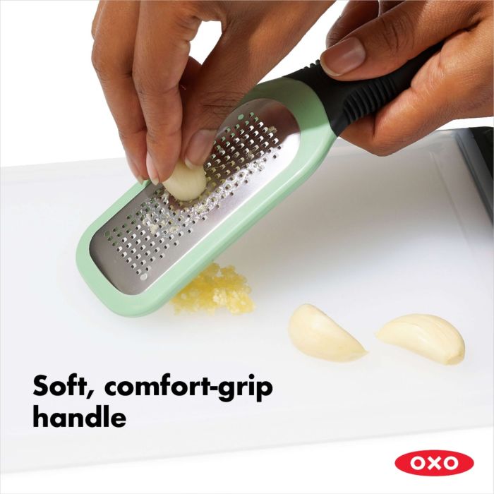 Premium Stainless Steel Etched Ginger & Garlic Grater - Microplane Zester for Cooking, Baking & Garnishing - Perfect for Asian Cuisine, Cocktails & Meal Prep