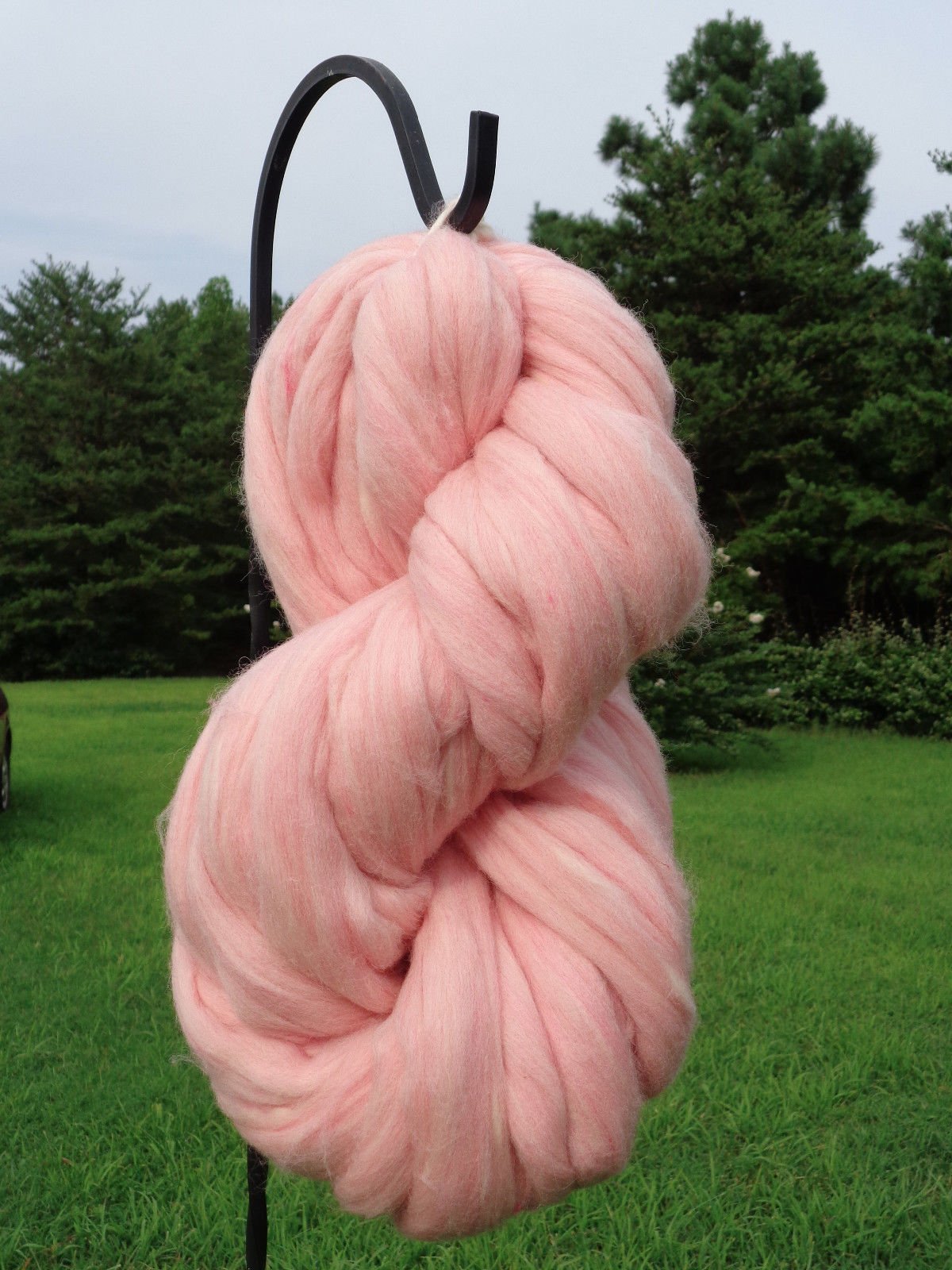 Pink Sands Merino Wool Roving Fiber for Spinning, Felting & Needle Felting | 100% Natural Australian Merino Wool | Soft DIY Craft Yarn for Knitting & Crochet | Beginner-Friendly & Professional Grade (8 lb) - Perfect for Handmade Scarves, Hats & Home Decor Projects