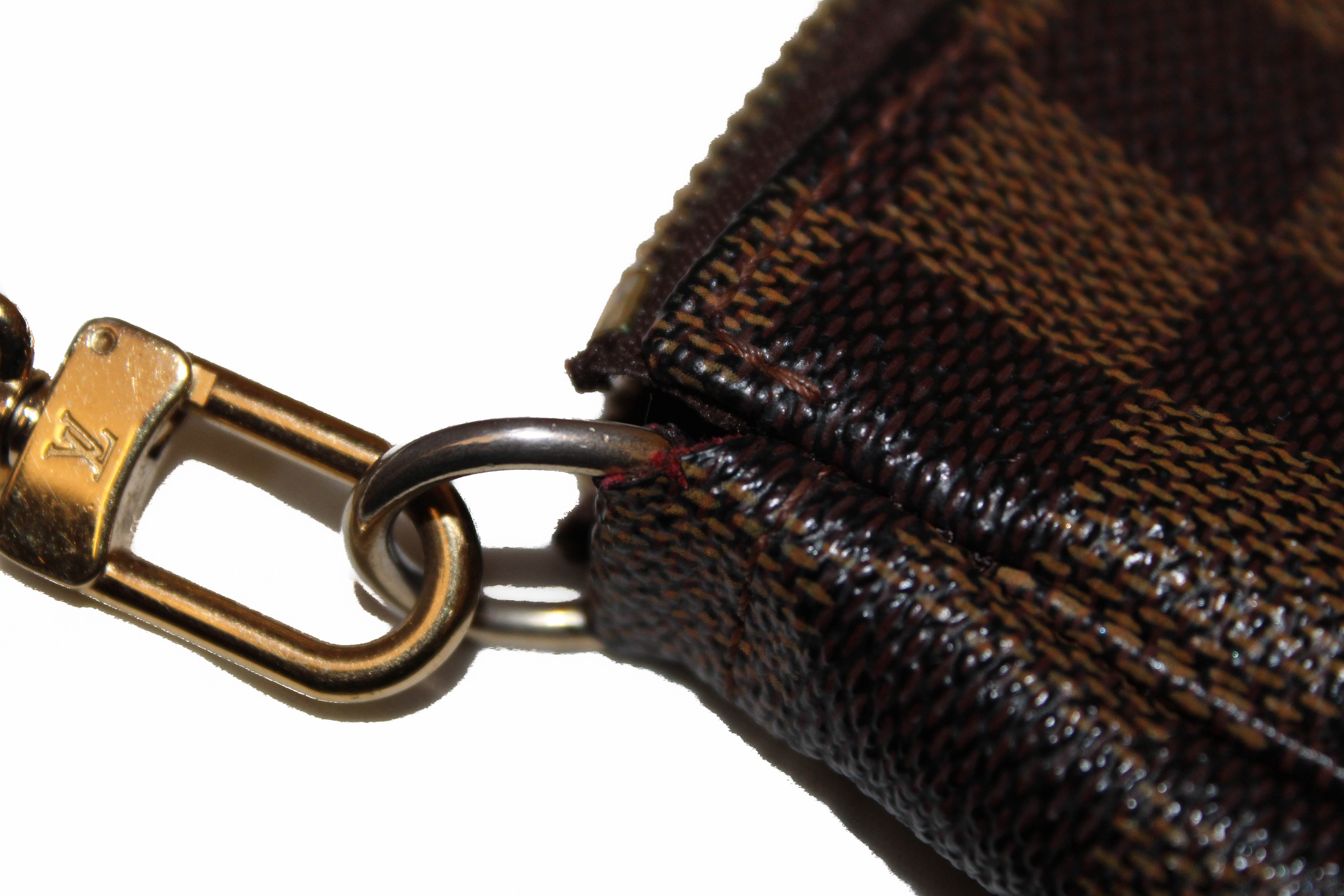Authentic Louis Vuitton Damier Ebene Pochette Accessoires Crossbody Bag - Luxury Designer Handbag for Women, Perfect for Parties, Travel & Everyday Use