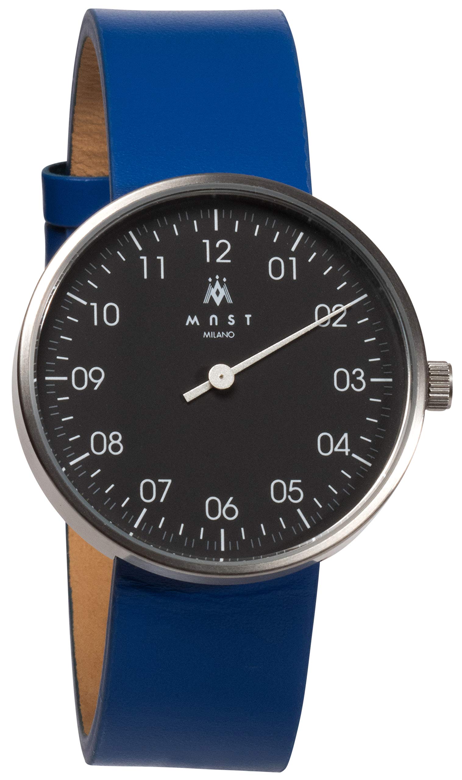 MAST MILANO Ultra Slim Single-Hand Men's Watch - Minimalist Analog Wristwatch for Business, Casual & Formal Occasions