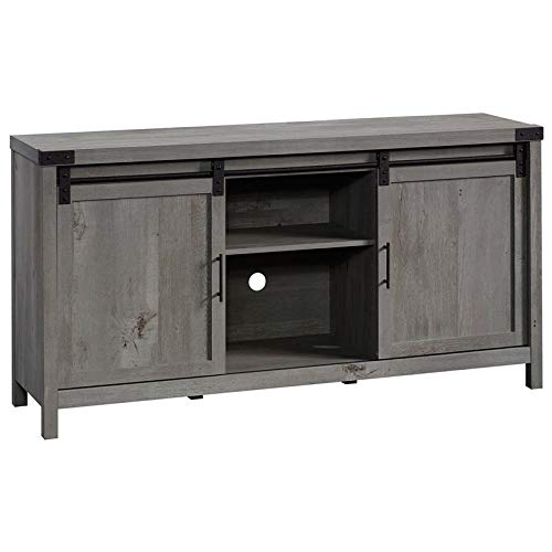Pemberly Row Modern 65 Inch TV Stand in Mystic Oak - Stylish Entertainment Center for Living Room, Bedroom & Home Theater Setup