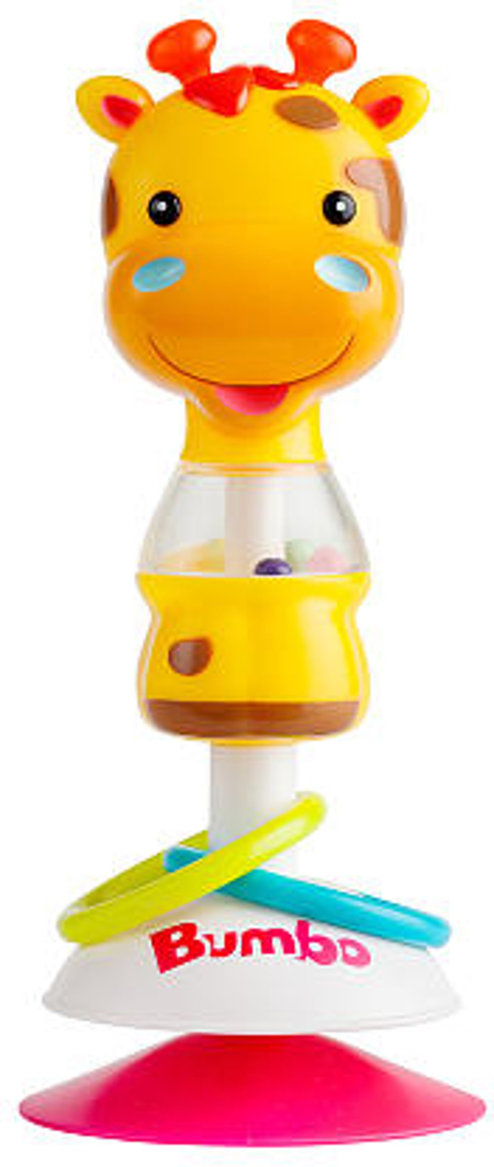 Bumbo Suction Toy - Gwen the Giraffe Baby Teether & Sensory Toy for Infants - Perfect for High Chair, Car Seat & Playtime Fun