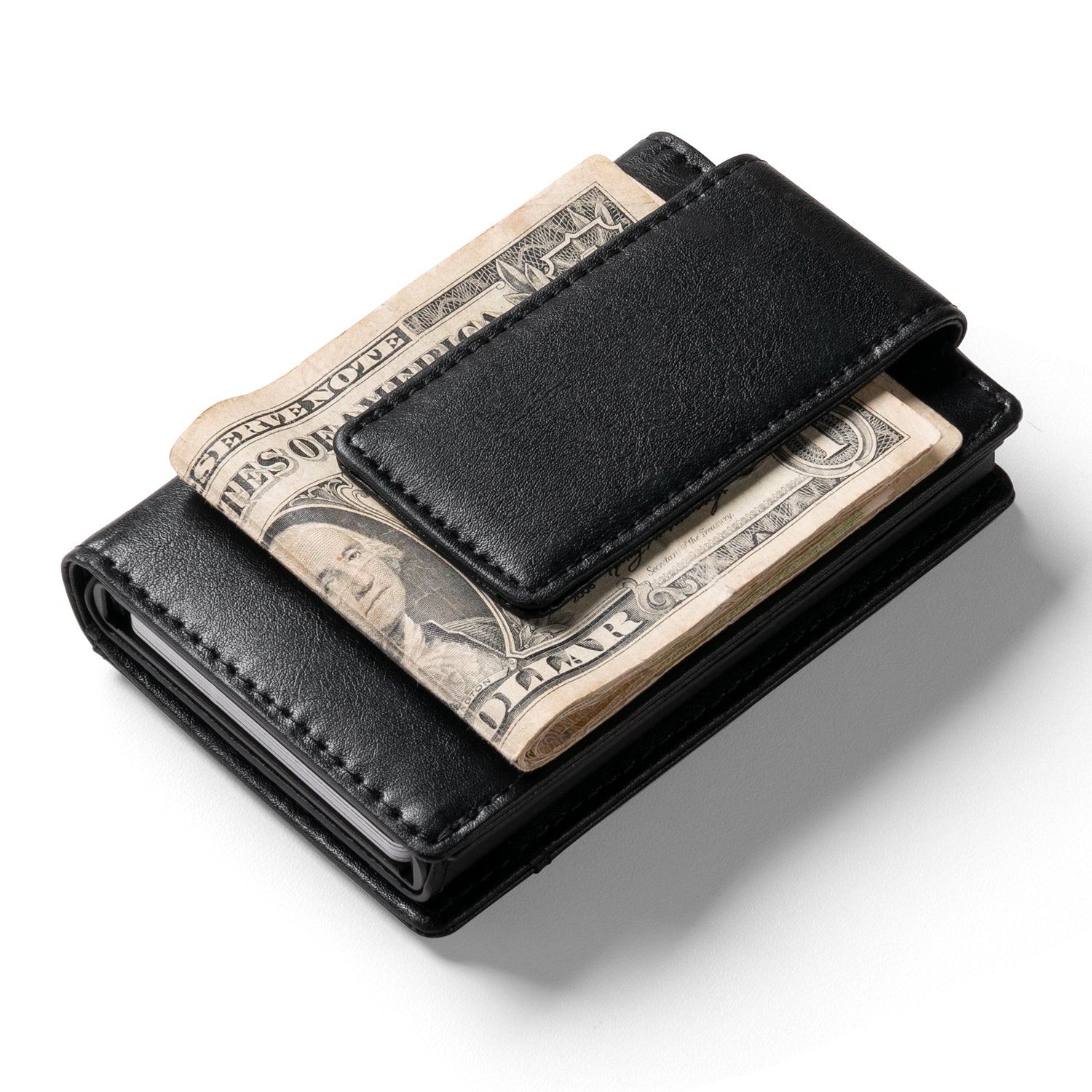 VC206 Slim RFID Blocking Aluminum Wallet with Powerful Magnetic Money Clip - Secure & Stylish for Everyday Carry, Travel, and Business Use