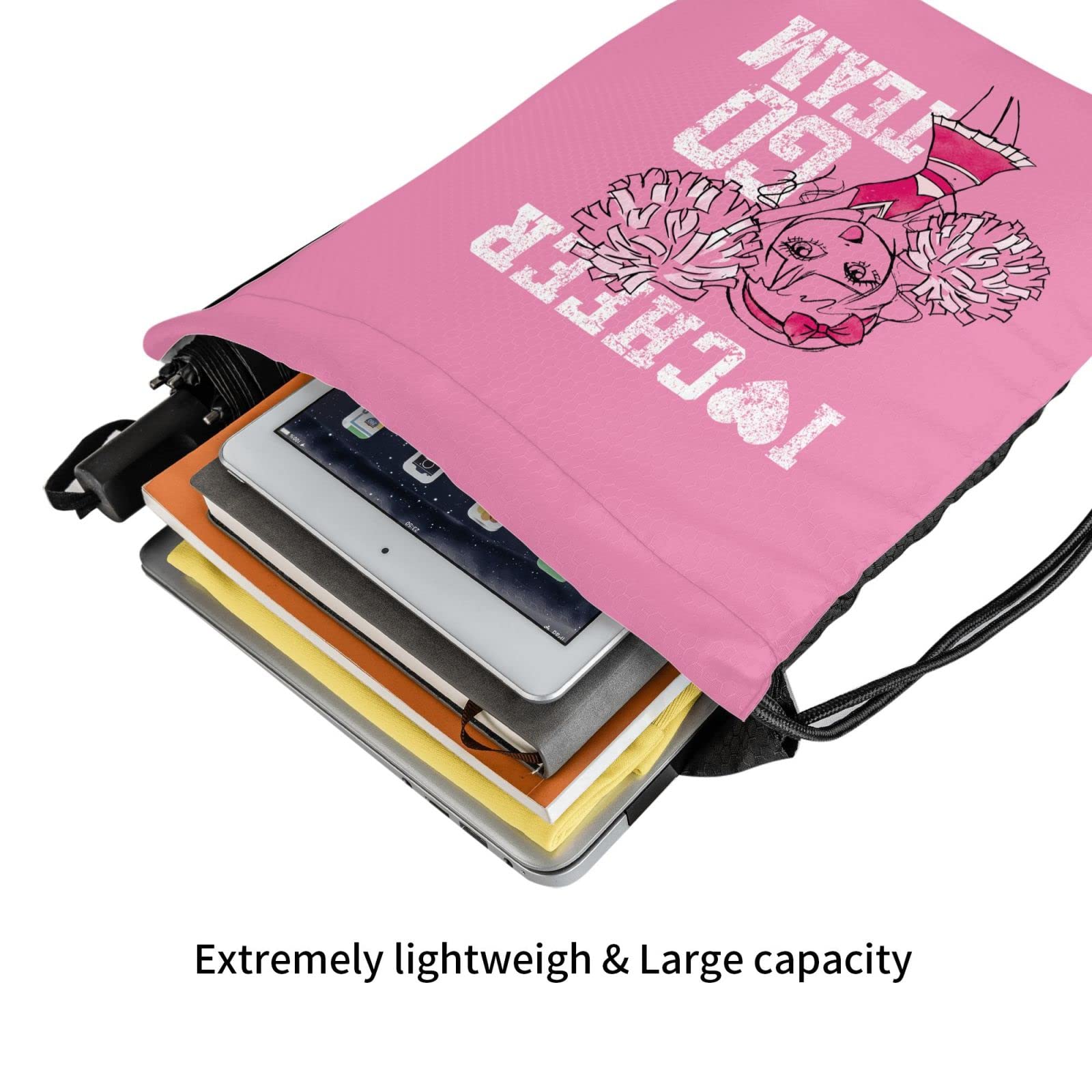 Cheerleading Gym Bags - Drawstring Sports Backpacks for Cheerleaders & Teams (One Size) - Perfect for Practice, Competitions & Team Gifts