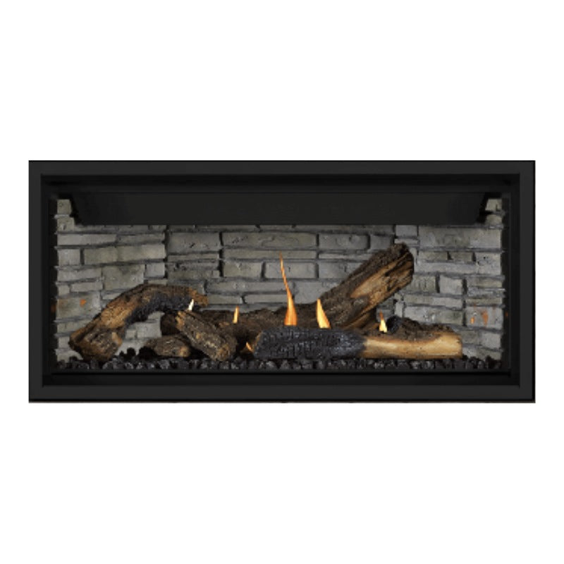Napoleon Ascent Premium 42 Inch Linear Direct Vent Gas Fireplace - BLP42NTE | Modern Home Heating Solution for Living Rooms & Patios