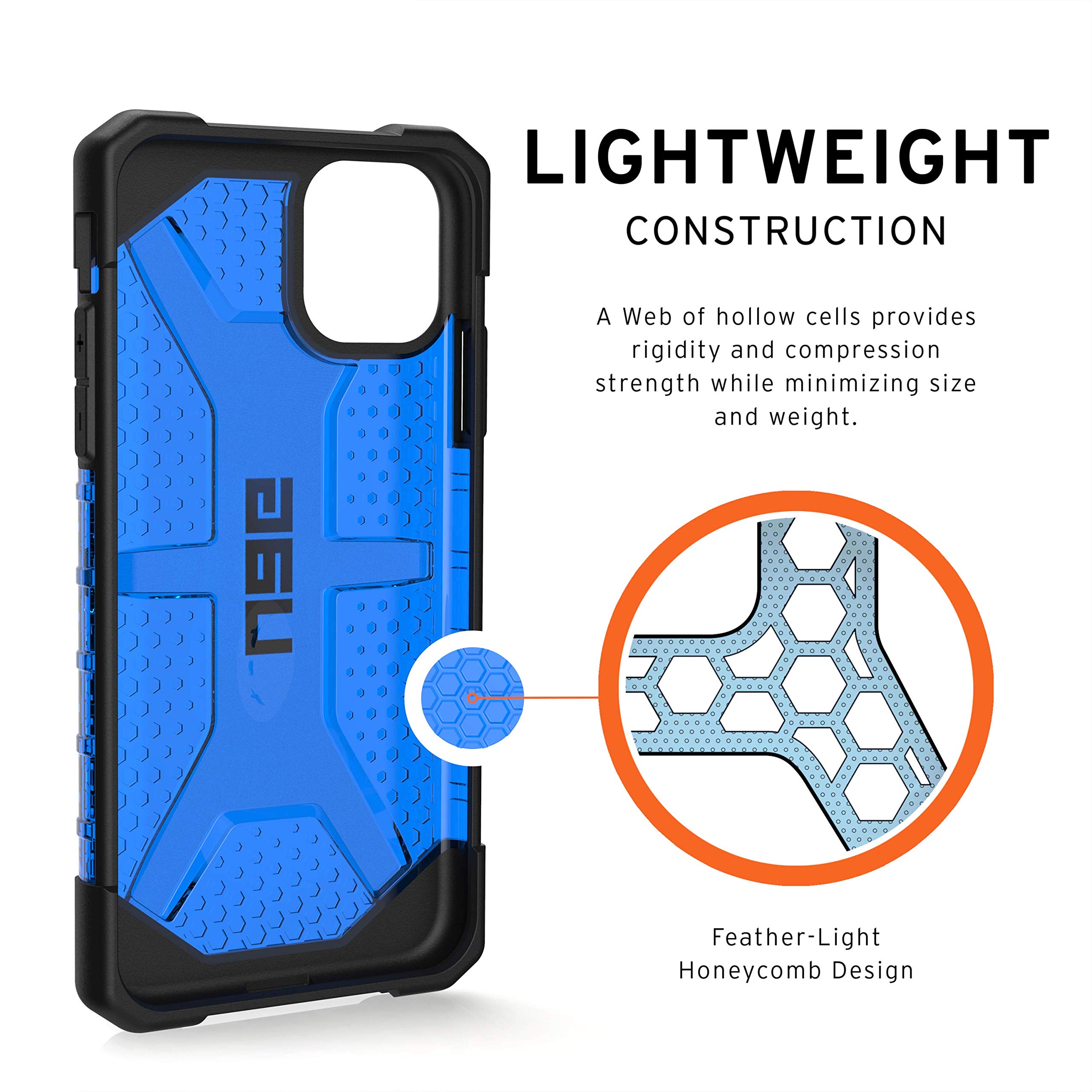 URBAN ARMOR GEAR UAG Military Drop Tested iPhone 11 Case | 6.1-inch Screen | Feather-Light Rugged Protection | Cobalt Blue | Perfect for Outdoor Adventures & Daily Use