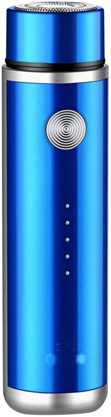 Portable Electric Shaver for Men - Mini Cordless Rechargeable Razor with Floating Heads, Waterproof & Washable - Perfect for Travel, Business Trips, Gym & Daily Use (Black)