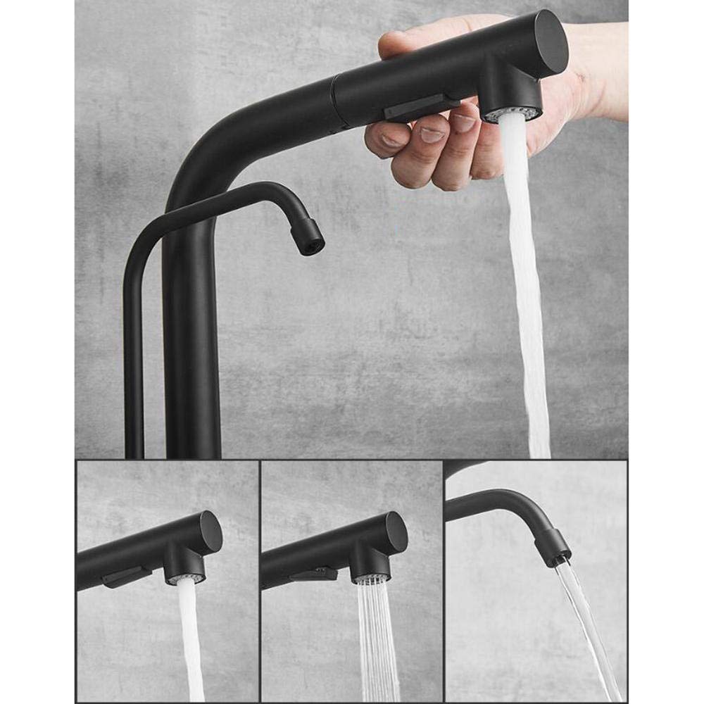 3-in-1 Pull Down Kitchen Faucet with Sprayer - Hot & Cold Water, 360° Rotation, 2 Spray Modes & Pure Water Dispenser for Direct Drinking - Perfect for Sink Installation & Modern Kitchen Upgrades