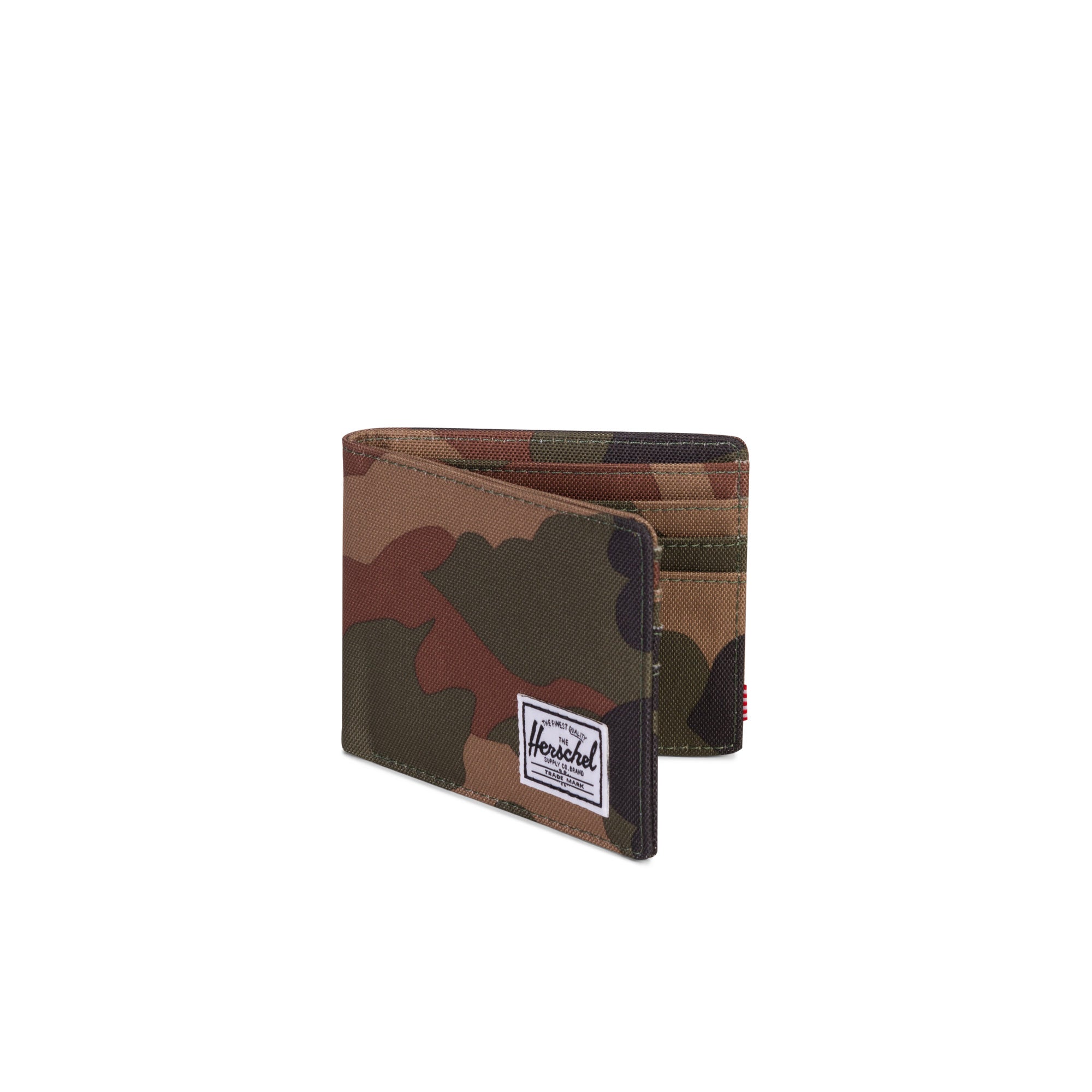 Herschel Roy Wallet - Woodland Camo Design RFID Blocking Slim Bifold Wallet for Men | Perfect for Travel, Work & Everyday Carry