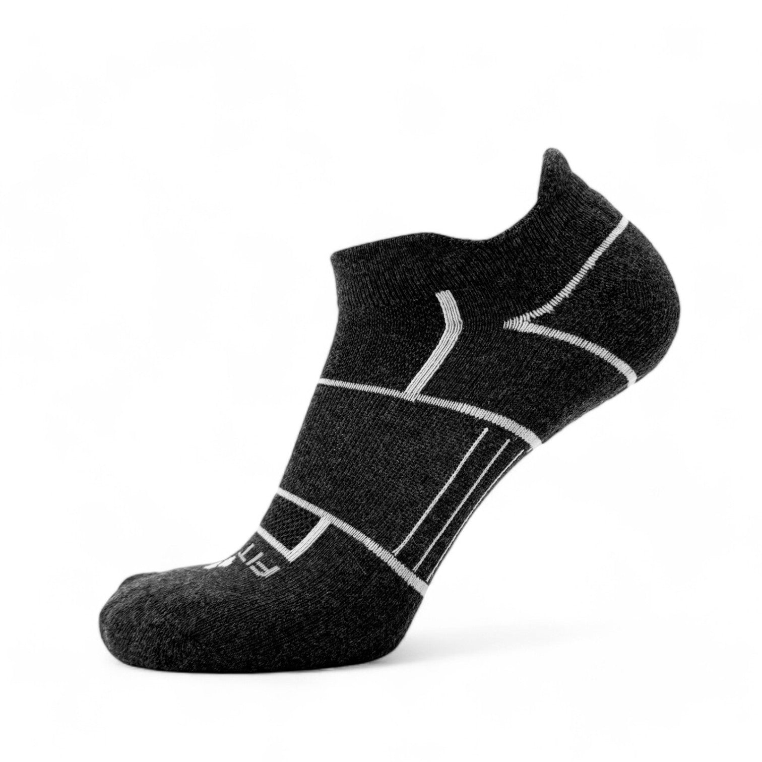 ISW Isolwool No Show Running Socks - 3 Pair Pack for Men & Women - Moisture Wicking, Breathable & Odor Resistant - Perfect for Gym, Jogging & Daily Wear