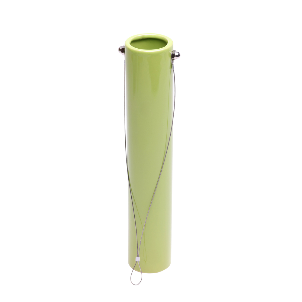 Hanging Ceramic Flower Vase - Modern Boho Home Decor for Wall or Patio - Perfect for Succulents, Air Plants & Small Flowers