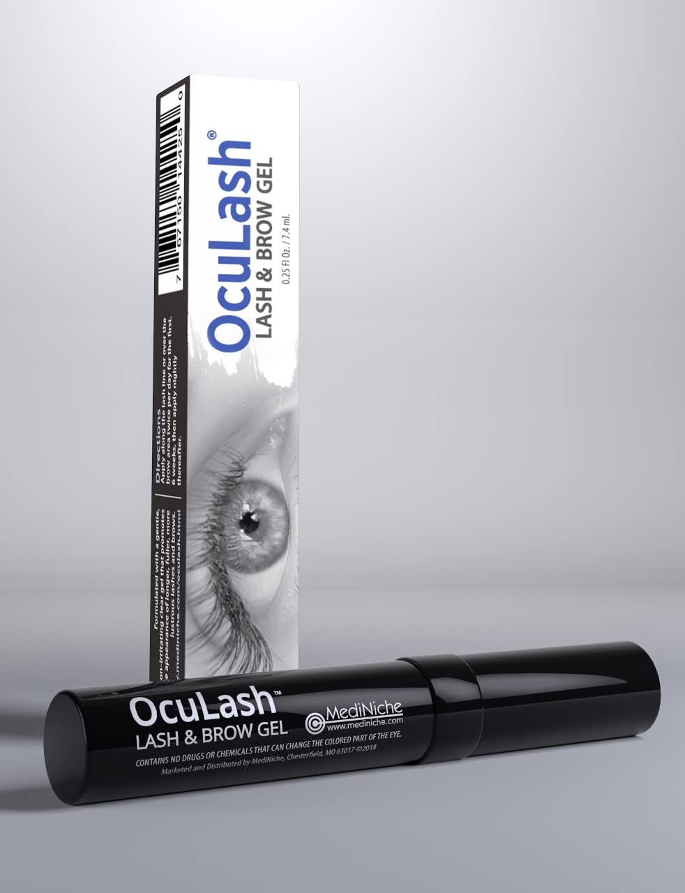 OcuLash Lash & Brow Growth Serum - Natural Eyelash & Eyebrow Enhancer for Longer, Fuller Lashes & Brows | 1 Pack | Perfect for Daily Use & Special Occasions