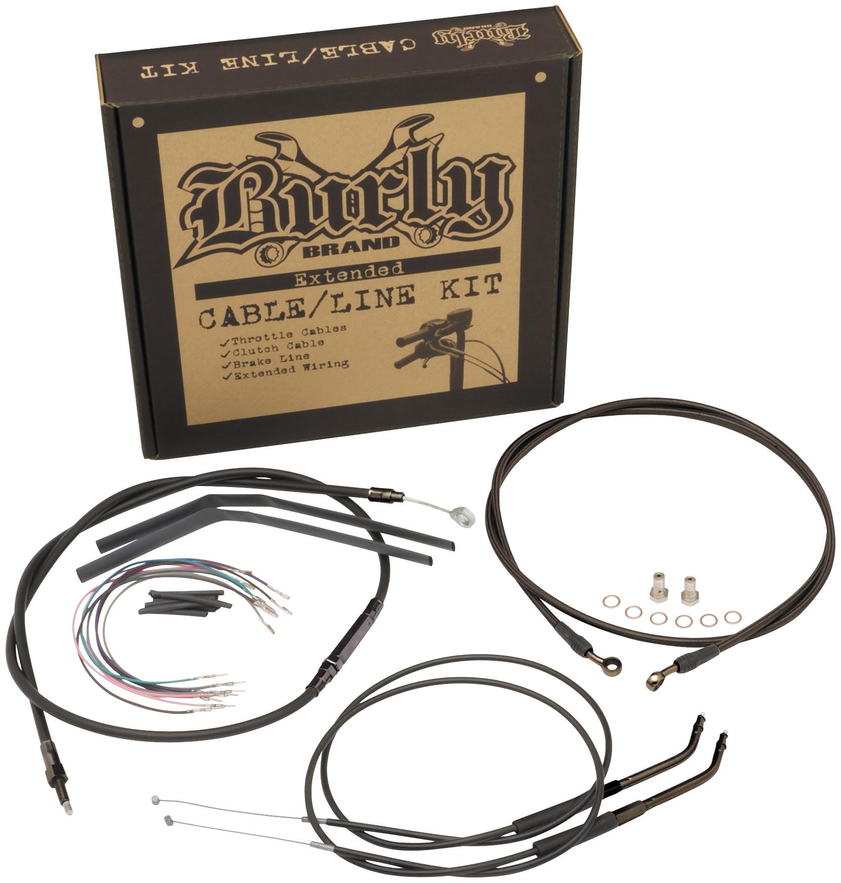 Progressive Suspension Cable and Brake Line Kit for 16